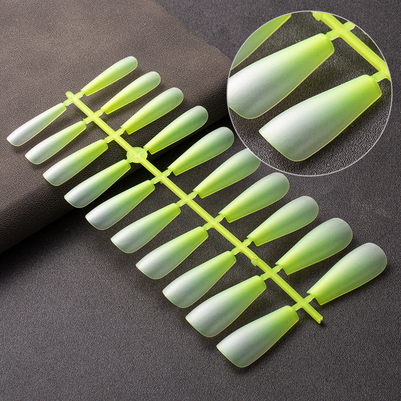 Wholesale Gradient Frosted Plastic Nail Stickers
